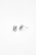 SŌU Contour Earring 長方幾何輪廓 925 純銀男士耳環