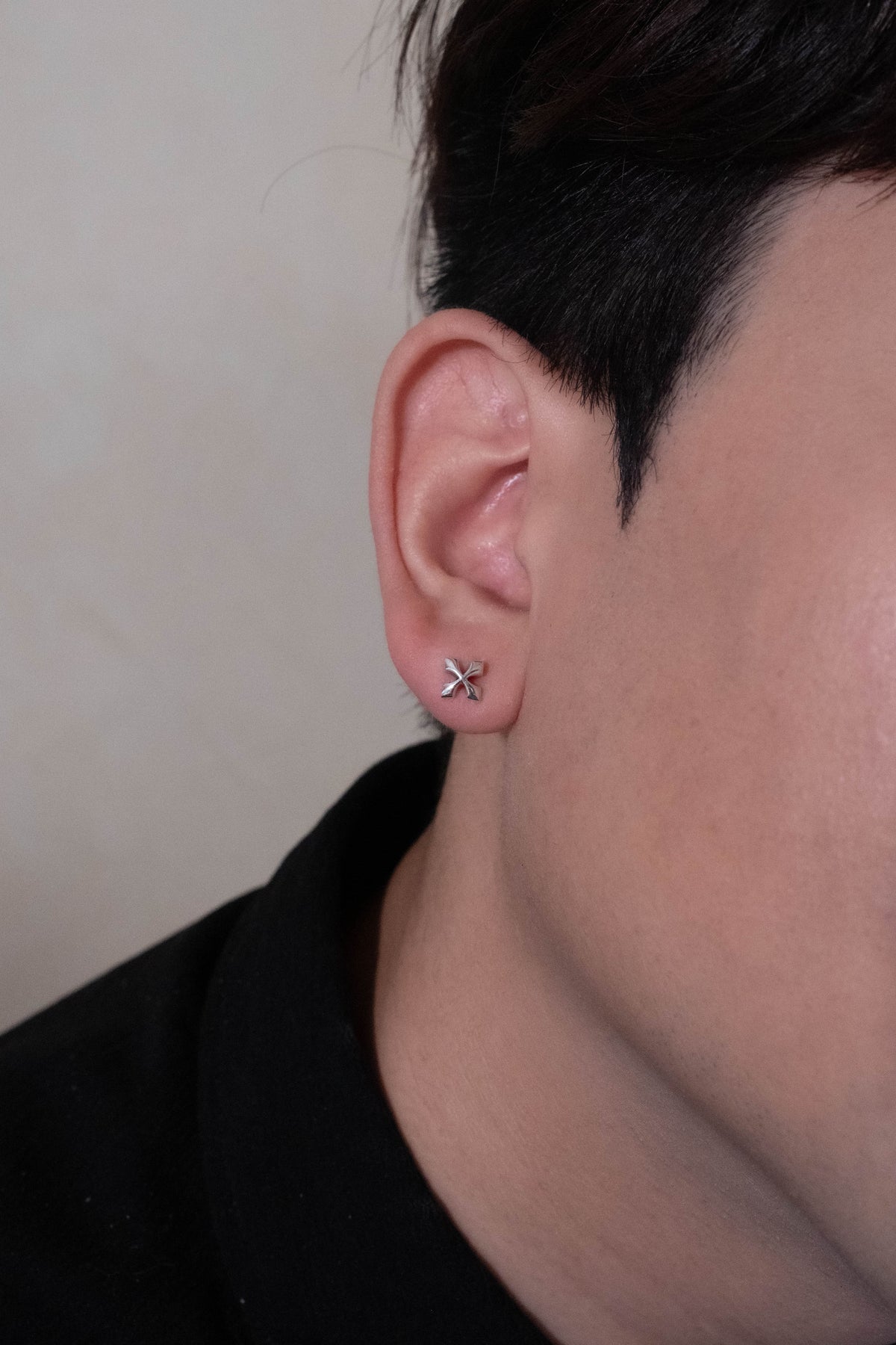 Cross Petal Stud