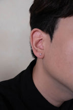 Line Spark Cross Stud