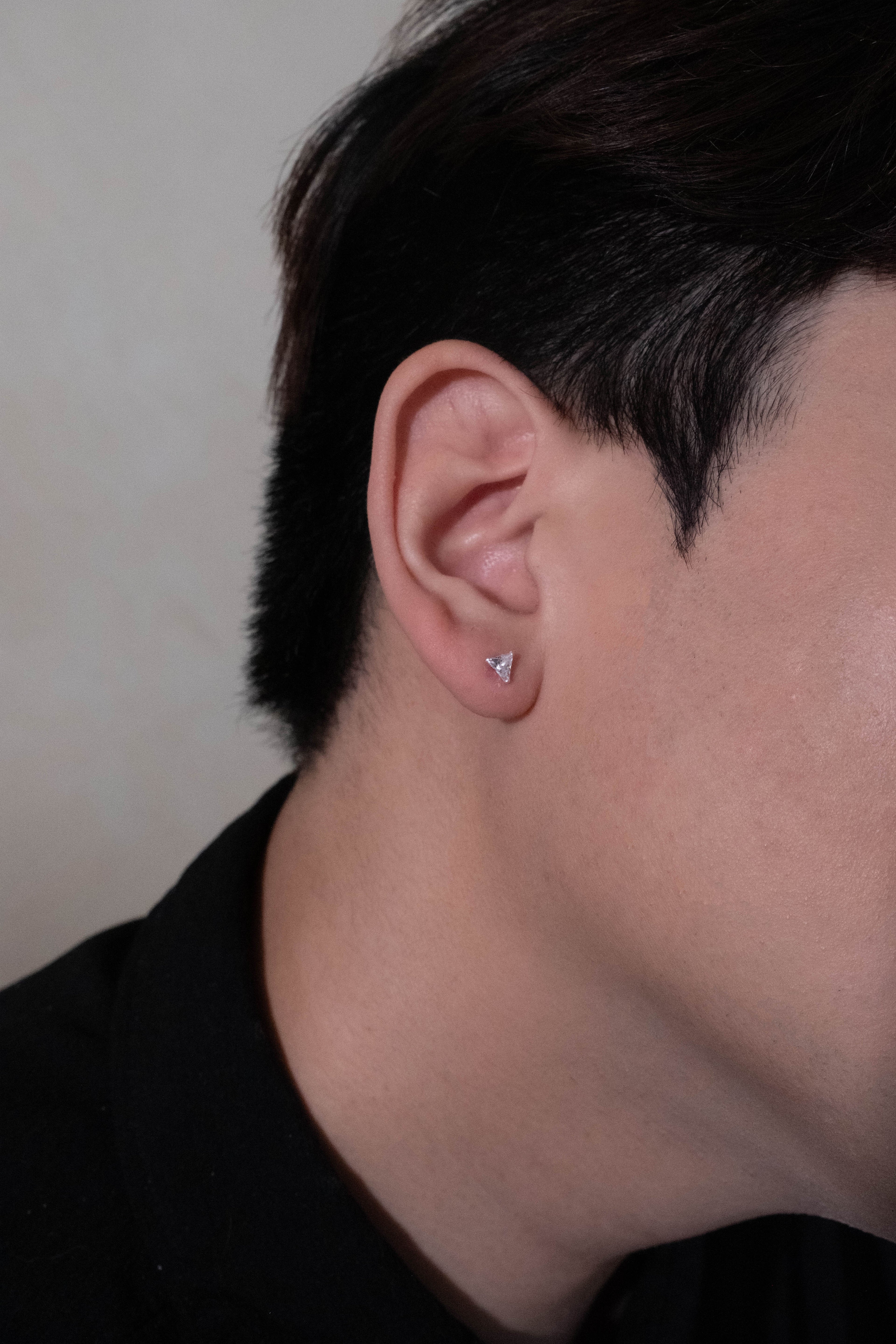 Tri Crystal Stud