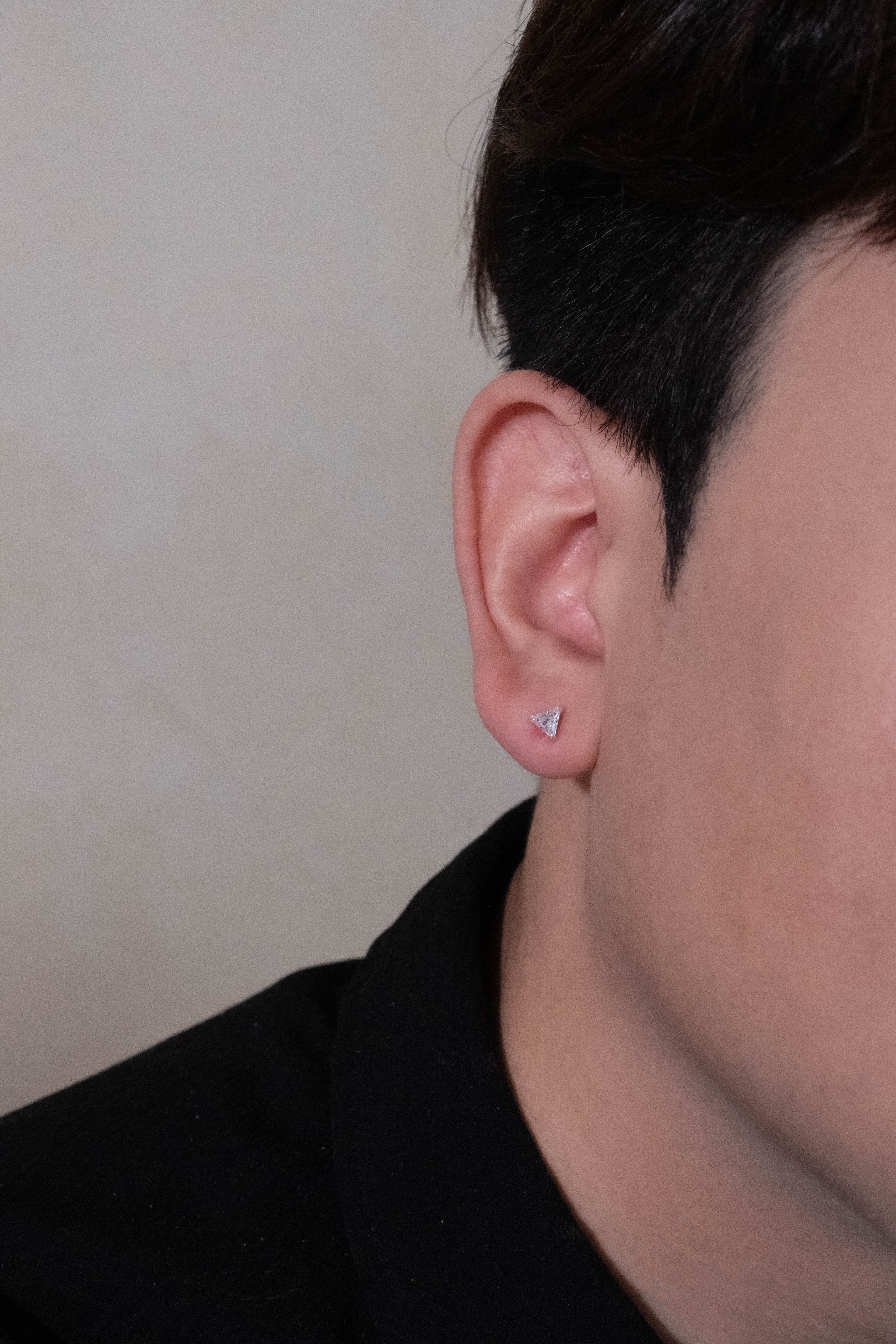 Tri Crystal Stud
