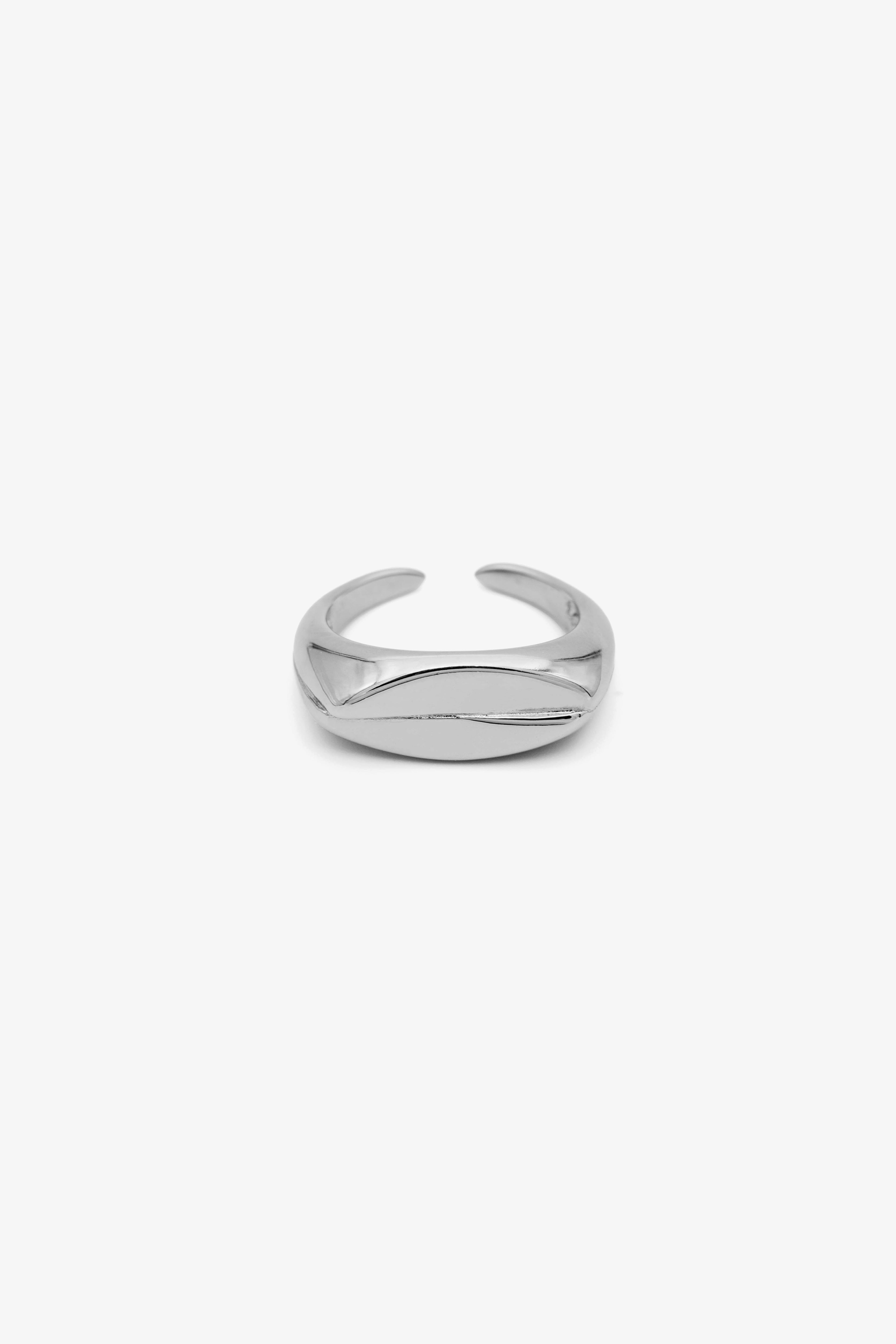 SŌU 醫療鋼戒指 Twin Oval Ring | 半橢圓交錯戒指